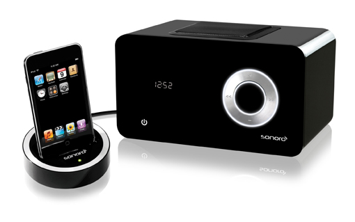Radio-despertador con lector CD Sonoro Cubo